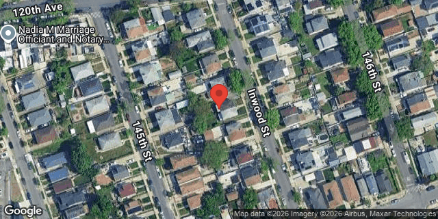 Aerial map of 120-24 INWOOD STREET, Queens