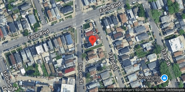 Aerial map of 117-11 LINCOLN STREET, Queens