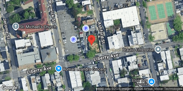 Aerial map of 647 LIBERTY AVENUE, Brooklyn