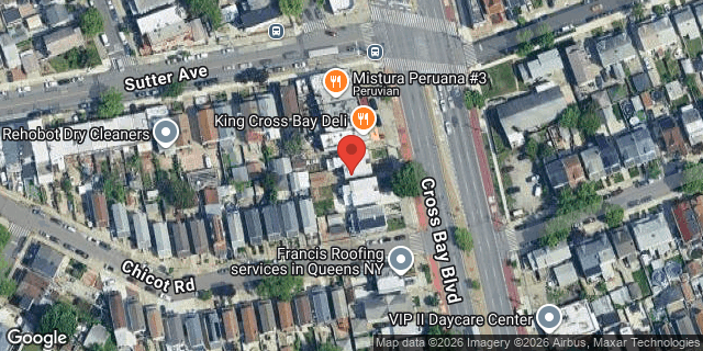 Aerial map of 132-14 CROSS BAY BOULEVARD, Queens