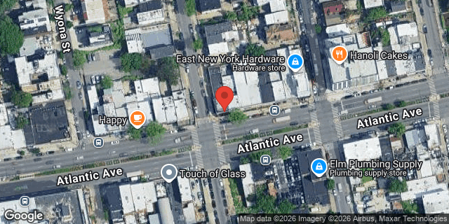 Aerial map of 2745 ATLANTIC AVENUE, Brooklyn