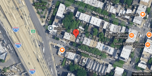 Aerial map of 143 HUNTINGTON STREET, Brooklyn