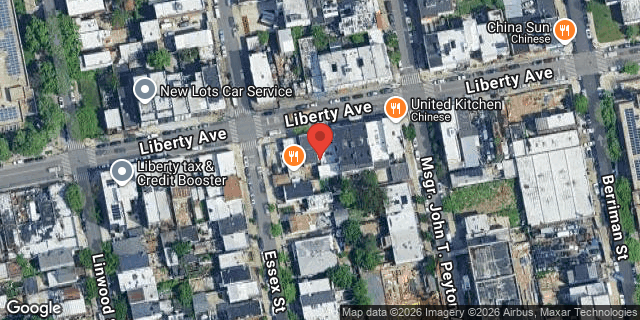 Aerial map of 750 LIBERTY AVENUE, Brooklyn