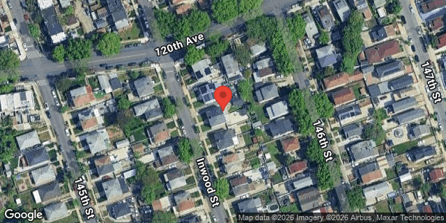 Aerial map of 120-11 INWOOD STREET, Queens