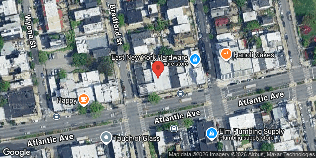 Aerial map of 2749 ATLANTIC AVENUE, Brooklyn