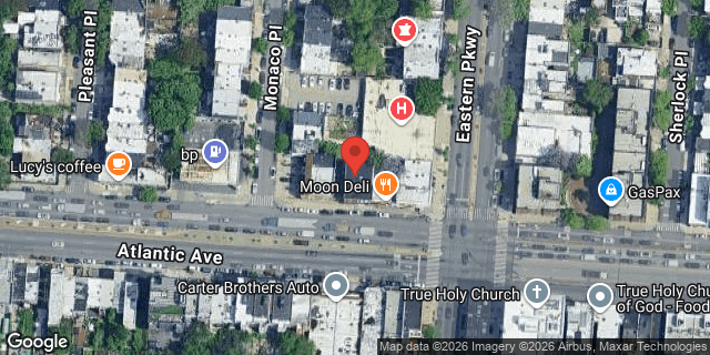 Aerial map of 2125 ATLANTIC AVENUE, Brooklyn
