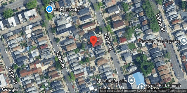 Aerial map of 116-30 128 STREET, Queens