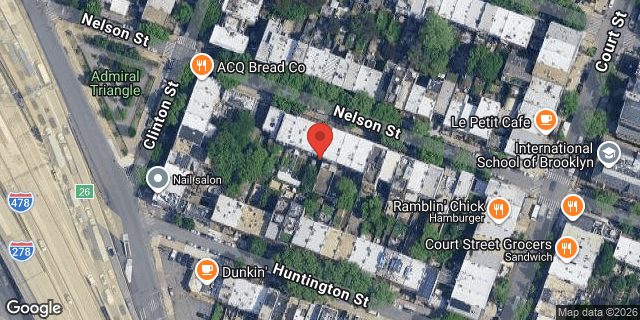 Aerial map of 142 NELSON STREET, Brooklyn