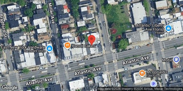 Aerial map of 2783 ATLANTIC AVENUE, Brooklyn