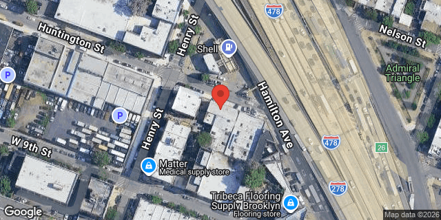 Aerial map of 100 HUNTINGTON STREET, Brooklyn