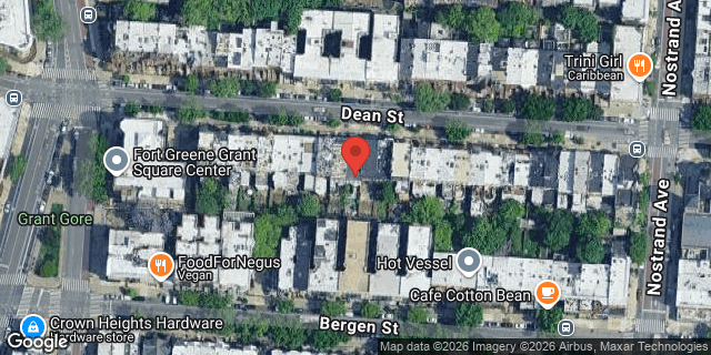 Aerial map of 1156 DEAN STREET, Brooklyn