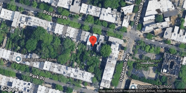 Aerial map of 302 PROSPECT PLACE, Brooklyn