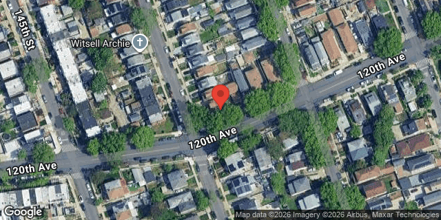 Aerial map of 119-57 INWOOD STREET, Queens