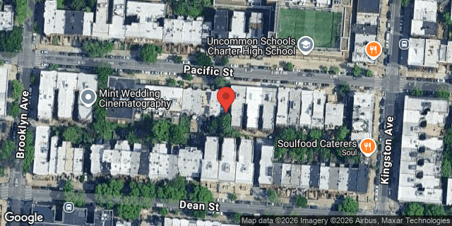Aerial map of 1430 PACIFIC STREET, Brooklyn