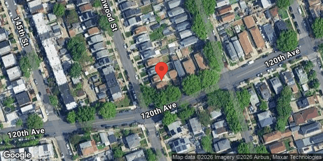 Aerial map of 119-55 INWOOD STREET, Queens