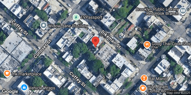 Aerial map of 131 DIKEMAN STREET, Brooklyn