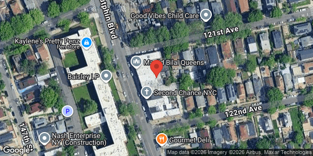 Aerial map of 121-07 SUTPHIN BOULEVARD, Queens
