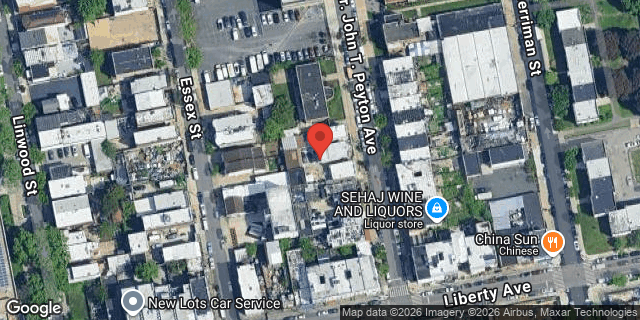 Aerial map of 320 SHEPHERD AVENUE, Brooklyn