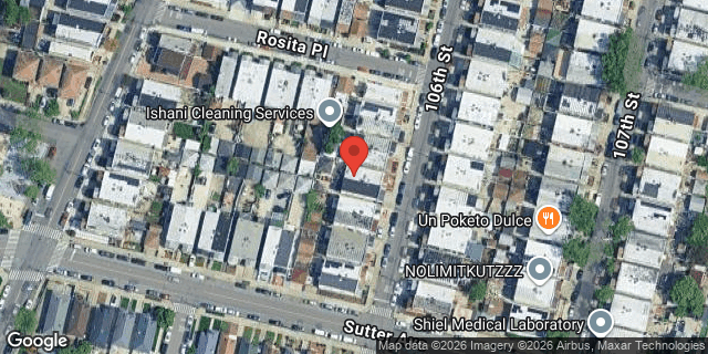 Aerial map of 111-12 106 STREET, Queens