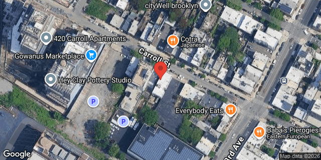 Aerial map of 456 CARROLL STREET, Brooklyn