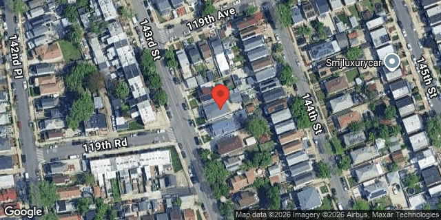 Aerial map of 119-15 143 STREET, Queens