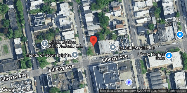 Aerial map of 865 LIBERTY AVENUE, Brooklyn