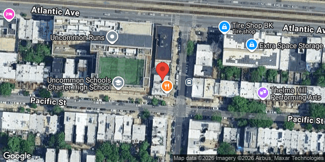 Aerial map of 70 KINGSTON AVENUE, Brooklyn