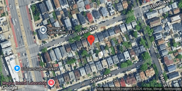 Aerial map of 94-36 109 AVENUE, Queens