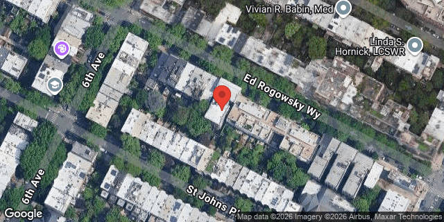 Aerial map of 96 STERLING PLACE, Brooklyn
