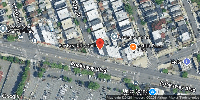 Aerial map of 112-01 ROCKAWAY BOULEVARD, Queens