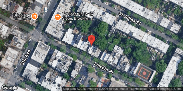 Aerial map of 29 LINCOLN PLACE, Brooklyn