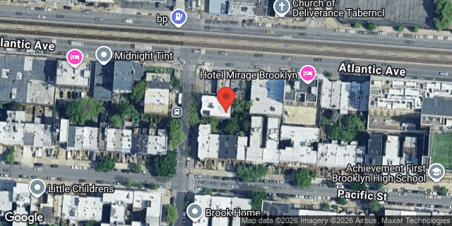 Aerial map of 55 BROOKLYN AVENUE, Brooklyn