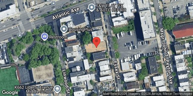 Aerial map of 256 ESSEX STREET, Brooklyn