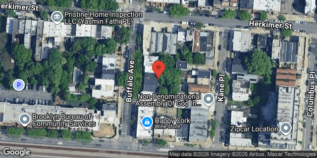 Aerial map of 37 BUFFALO AVENUE, Brooklyn