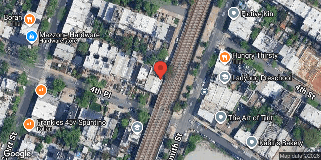Aerial map of 131 4 PLACE, Brooklyn