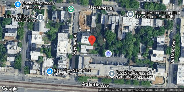 Aerial map of 17 SUYDAM PLACE, Brooklyn