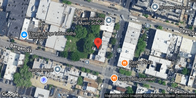 Aerial map of 646 CLASSON AVENUE, Brooklyn