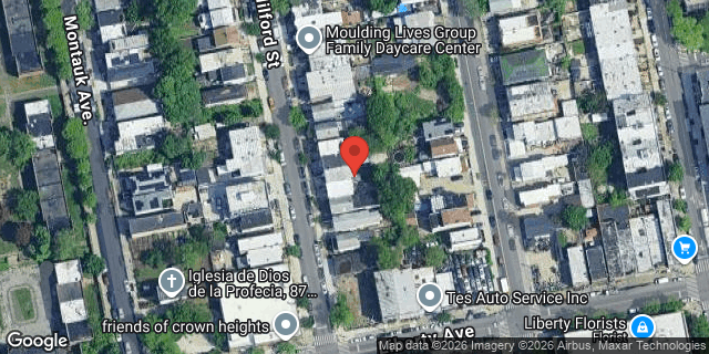 Aerial map of 79 MILFORD STREET, Brooklyn