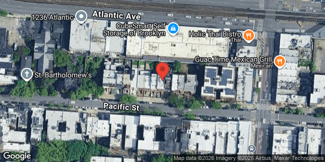 Aerial map of 1259 PACIFIC STREET, Brooklyn