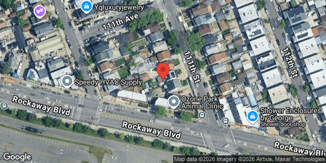 Aerial map of 111-18 111 STREET, Queens
