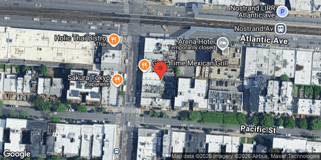 Aerial map of 565 NOSTRAND AVENUE, Brooklyn