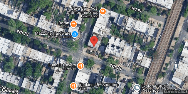 Aerial map of 447 COURT STREET, Brooklyn