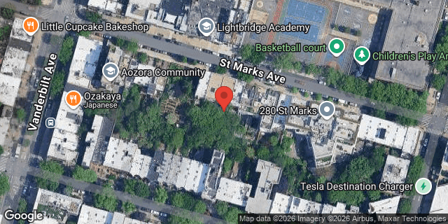 Aerial map of 264 ST MARKS AVENUE, Brooklyn