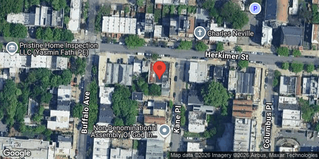 Aerial map of 890 HERKIMER STREET, Brooklyn