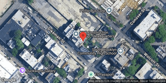 Aerial map of 158 DIKEMAN STREET, Brooklyn