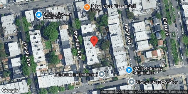 Aerial map of 187 SHERIDAN AVENUE, Brooklyn