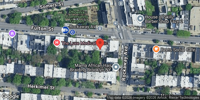 Aerial map of 2146 FULTON STREET, Brooklyn