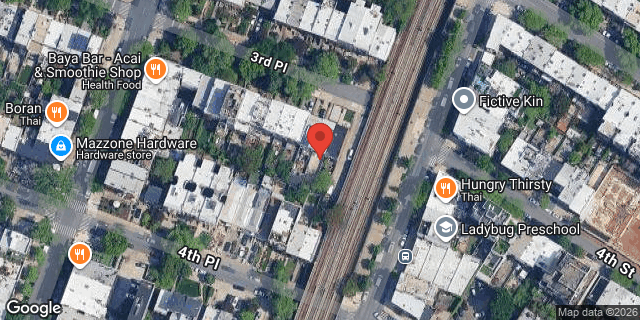 Aerial map of 130 3 PLACE, Brooklyn