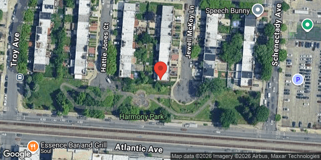 Aerial map of 38 JEWELL MCKOY LANE, Brooklyn