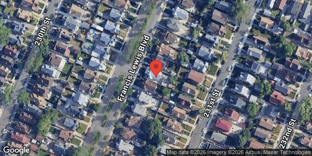 Aerial map of 131-43 FRANCIS LEWIS BLVD, Queens